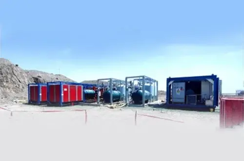 Geso's 8 set 350kW Air Compressors + 1500m3/h Sistem penjana nitrogen membantu industri petrokimia Xinjiang China